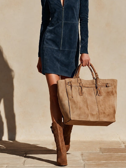 Eugenia 2 | Abito Mini in Suede
