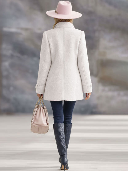 Rosalba | Giacca in pile con collo alto e zip