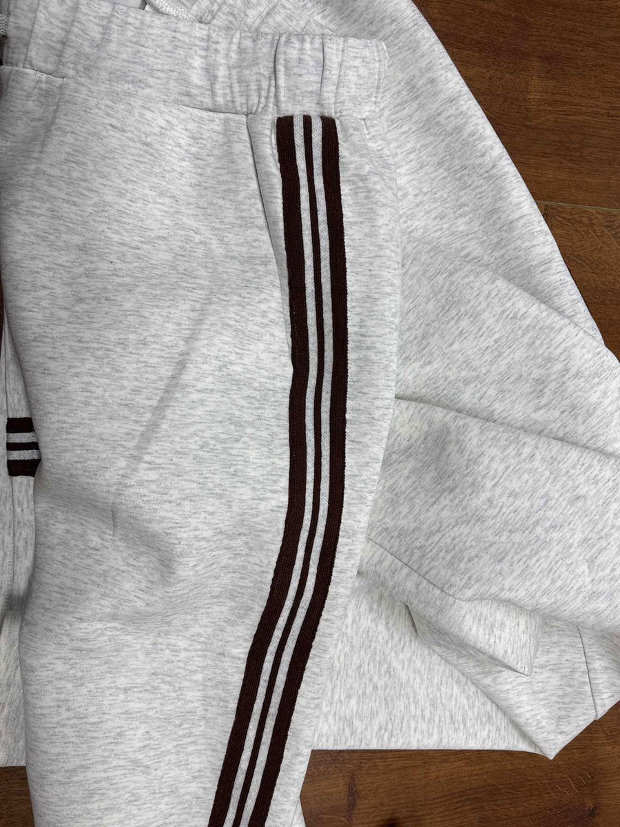 Marietta | Completo Coordinato con Mezza Zip e Righe Laterali a Contrasto