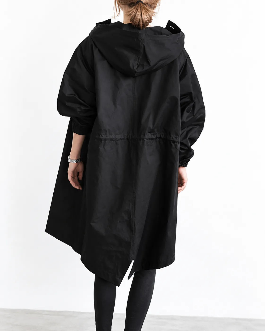 Mafalda — Cappotto Oversize con Cappuccio e Bottoni