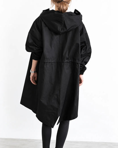 Mafalda — Cappotto Oversize con Cappuccio e Bottoni