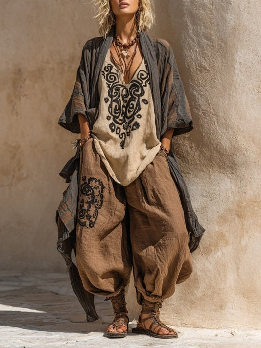 Stella | Set di Stampa Artistica Nomade Bohemien in Tre Pezzi