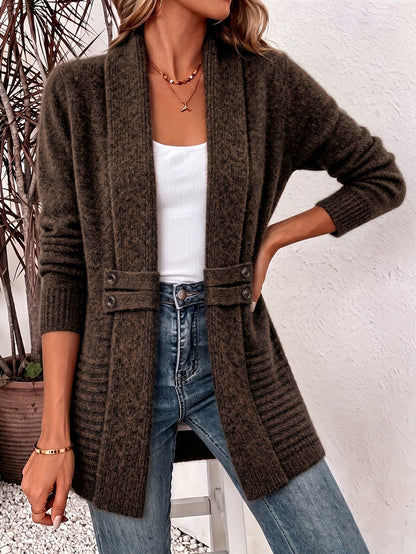 Elodia | Cardigan midi con doppia fila di bottoni