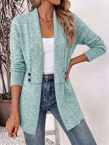 Elodia | Cardigan midi con doppia fila di bottoni