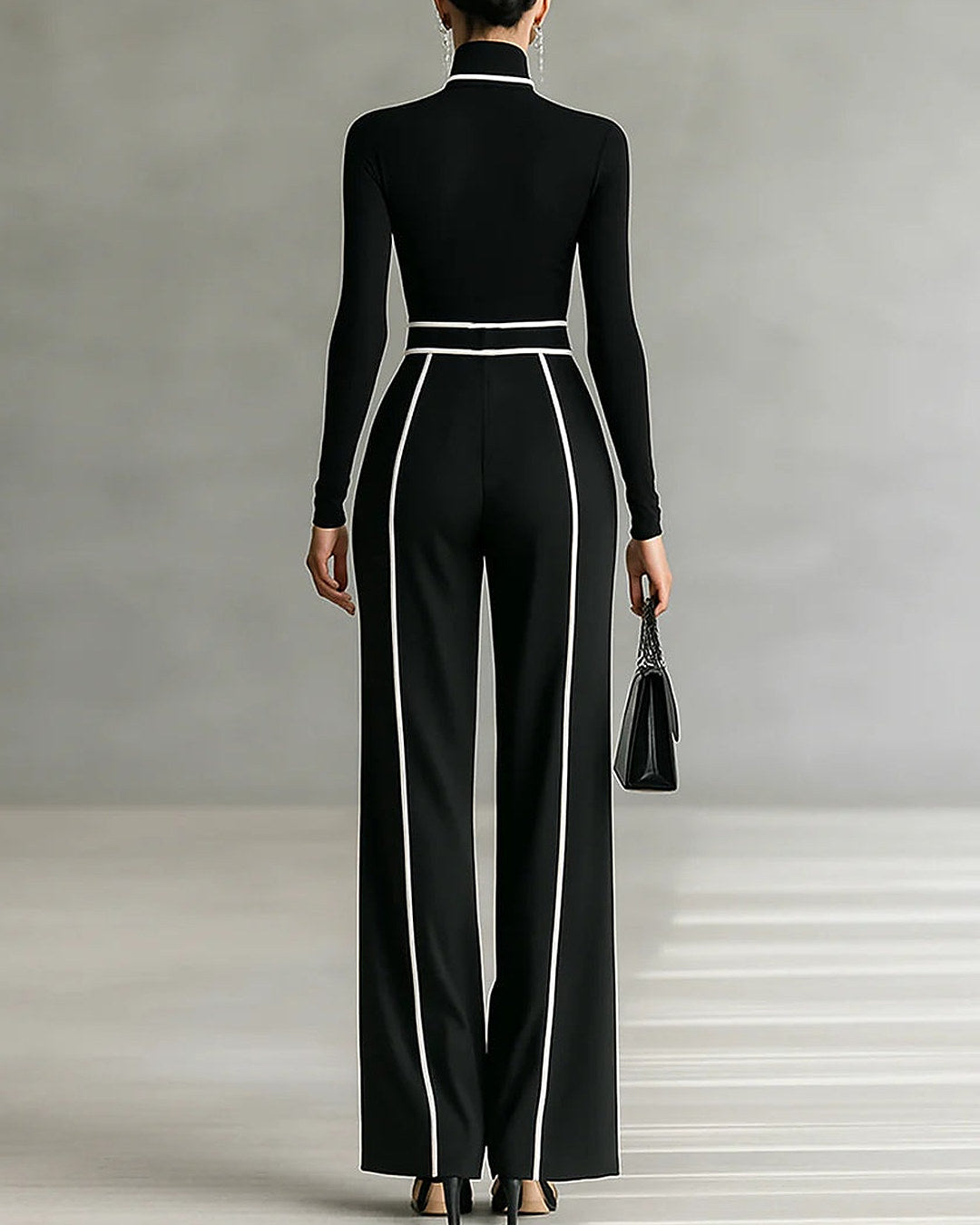 Vera | Completo Elegante con Dettaglio a Contrasto