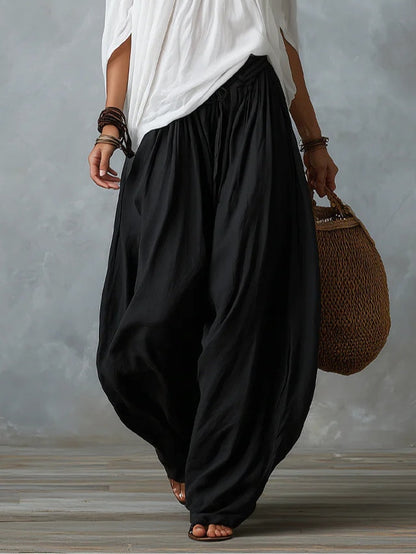 Marzia | Completo Top Spalle Scoperte e Pantaloni Ampi