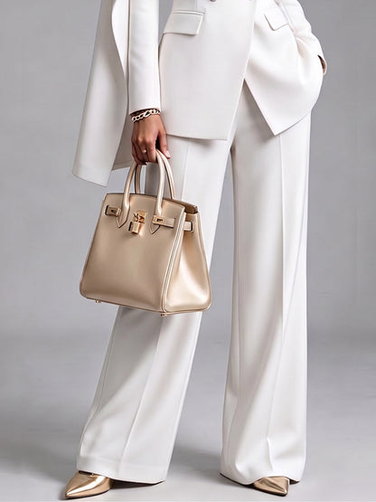 Nicol | Completo Blazer con Mantella Asimmetrica e Pantaloni