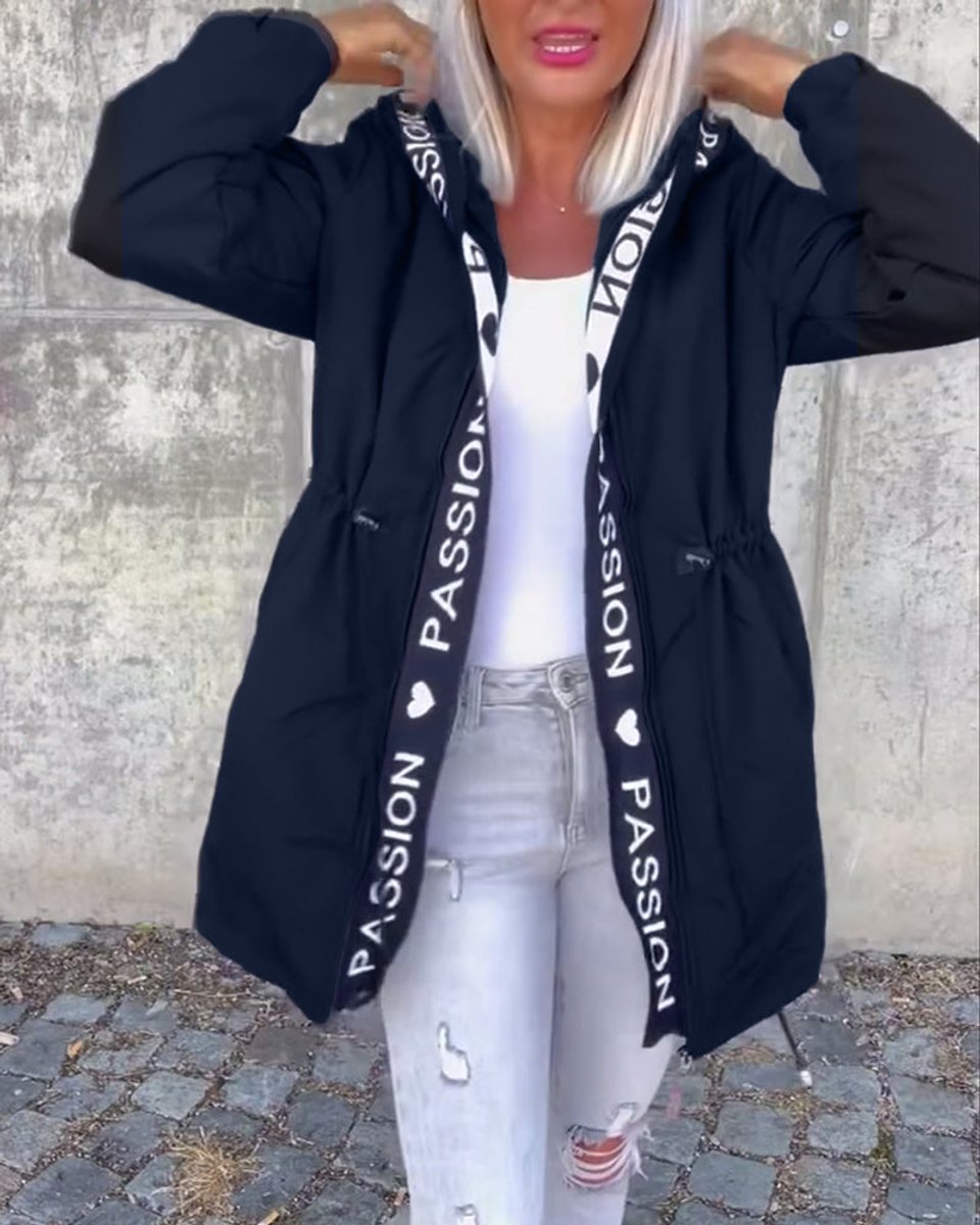 Camilla, Parka Midi con Cappuccio e Coulisse
