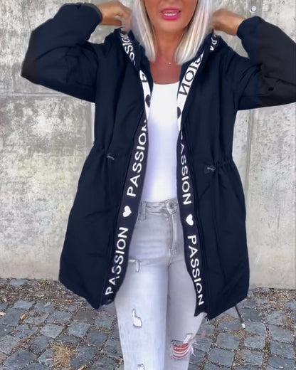 Camilla, Parka Midi con Cappuccio e Coulisse