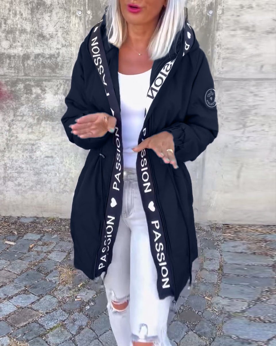 Camilla, Parka Midi con Cappuccio e Coulisse