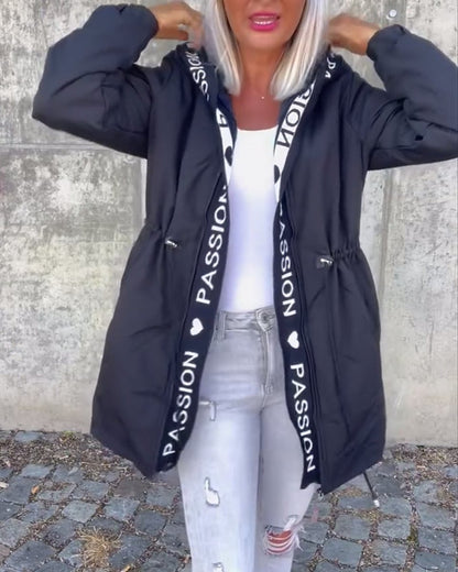 Camilla, Parka Midi con Cappuccio e Coulisse