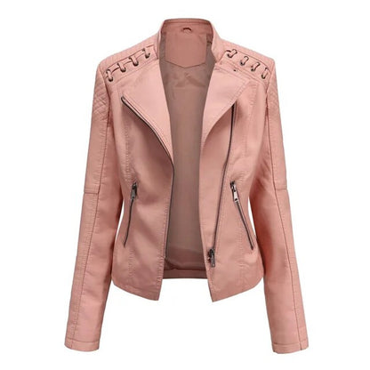 Valentina, Giacca Stile Biker con Zip